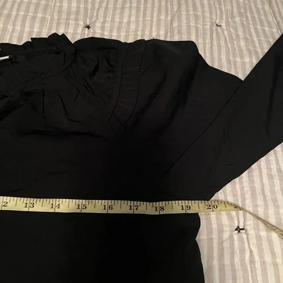 Women’s Knox Rose Loose Fit Black Blouse Sz XS Witchy, Fairy, Whimsygoth, Boho - Picture 7 of 9